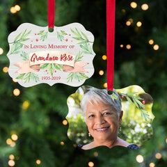 In Loving Memory Memorial Photo Ornament created by ORNAMENT SHOP