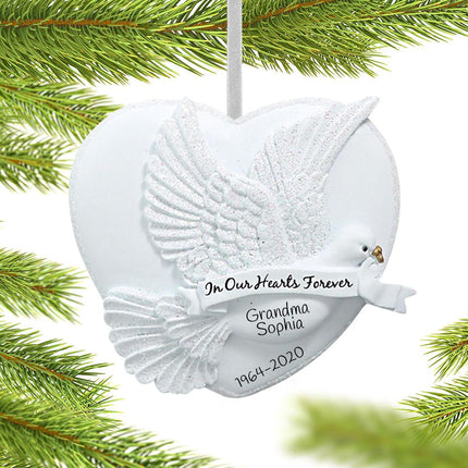 In Our Hearts Forever Ornament created by RUDOLPH AND ME and designed by Ornament Shop