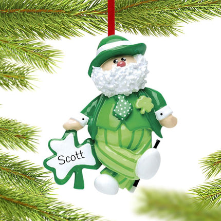 Irish Santa Leprechaun Ornament created by RUDOLPH AND ME and designed by Ornament Shop