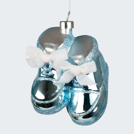 It's a Boy Or Girl Booties Personalized Ornament created by KAT + ANNIE and designed by Ornament Shop
