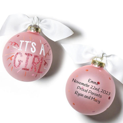 It's a Girl Popper Ornament created by ORNAMENT SHOP