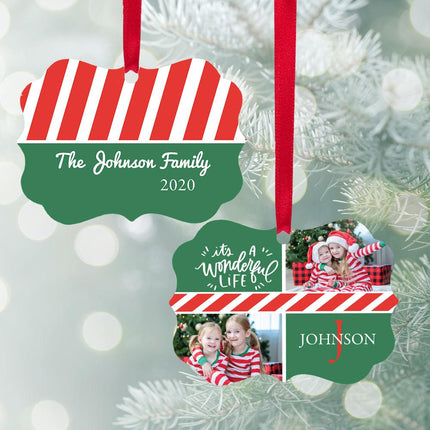 it's A Wonderful Life Family Photo Christmas Ornament created by ORNAMENT SHOP