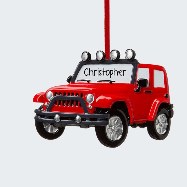 Jeep 4x4 Ornament created by ORNAMENT SHOP