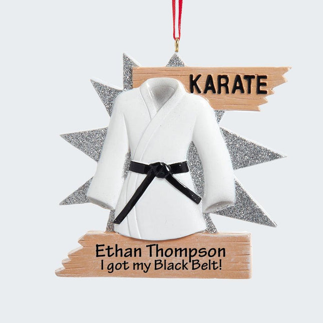 Karate Ornament created by KURT ADLER and designed by Ornament Shop
