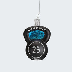 Kettlebell Weight Ornament created by OLD WORLD CHRISTMAS and designed by Ornament Shop
