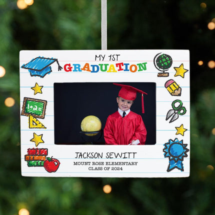 Kids Graduation Personalized Photo Frame Ornament created by ORNAMENT SHOP