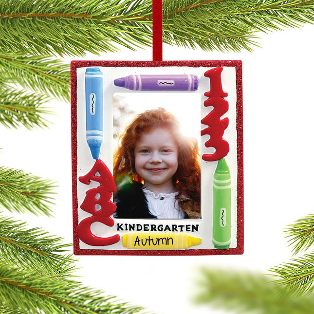 Kindergarten Picture Frame Ornament Ornament created by RUDOLPH AND ME and designed by Ornament Shop