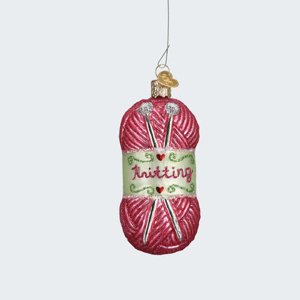 Knitting Yarn Ornament created by OLD WORLD CHRISTMAS and designed by Ornament Shop