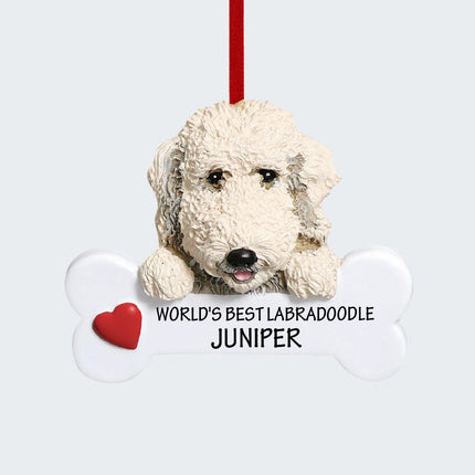Labradoodle Ornament created by RUDOLPH AND ME and designed by Ornament Shop