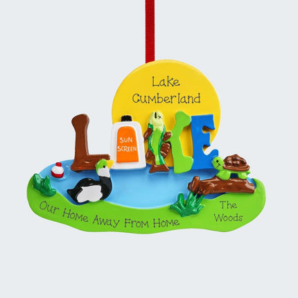 Lake Life Ornament created by RUDOLPH AND ME and designed by Ornament Shop