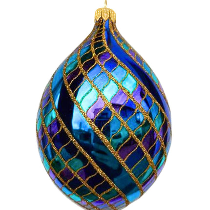 Las Vegas Spinner Hand-Painted Glass Ornament