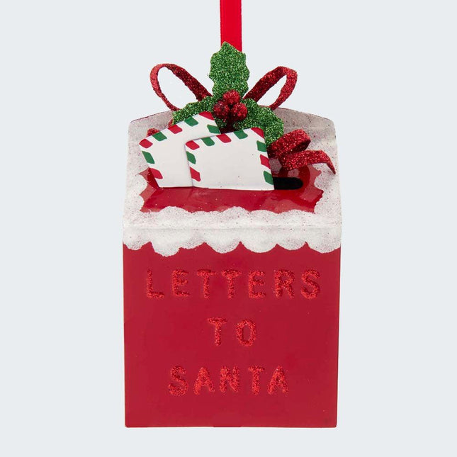 Letters To Santa Mailbox Ornament created by KURT ADLER and designed by Ornament Shop