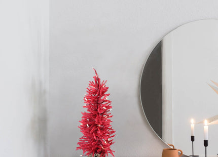 2' Pre-Lit Red Burlap Base Christmas Tree