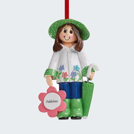 Loves Gardening Ornament created by RUDOLPH AND ME and designed by Ornament Shop