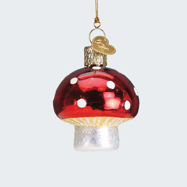 Lucky Mushroom Ornament created by OLD WORLD CHRISTMAS and designed by Ornament Shop