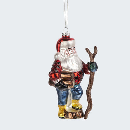 Lumberjack Santa Ornament created by ORNAMENT SHOP