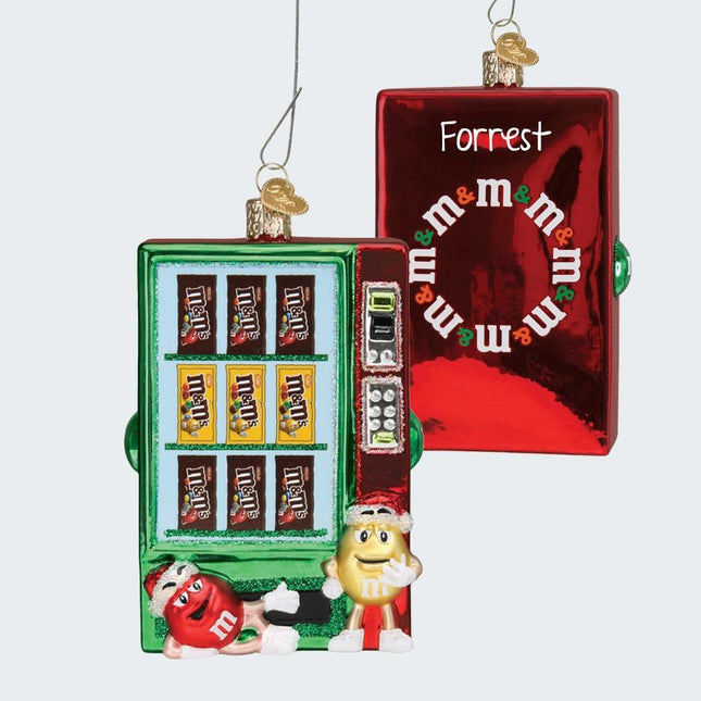 M&M Machine Ornament created by OLD WORLD CHRISTMAS and designed by Ornament Shop