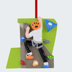 Indoor Rock Climber Ornament created by RUDOLPH AND ME and designed by Ornament Shop