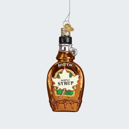 Maple Syrup Ornament created by OLD WORLD CHRISTMAS and designed by Ornament Shop