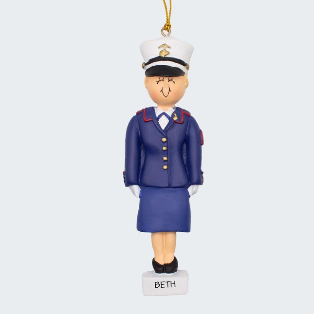 Marine Personalized Ornament created by ORNAMENT SHOP