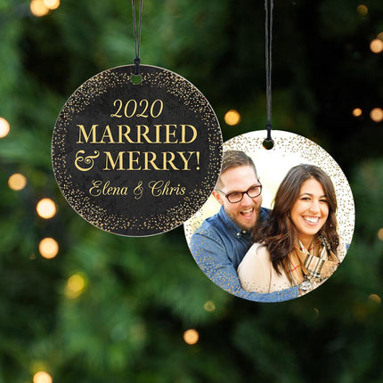 Happily Ever After Personalized Wood Ornament created by ORNAMENT SHOP