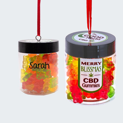 Merry Blissmas CBD Gummies Ornament created by KURT ADLER and designed by Ornament Shop
