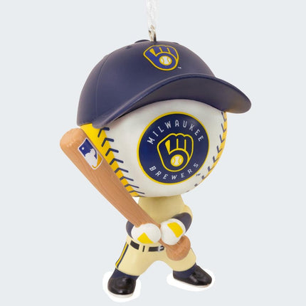 Bouncing Buddy Ornament - TEAM - Milwaukee Brewers created by HALLMARK and designed by Ornament Shop