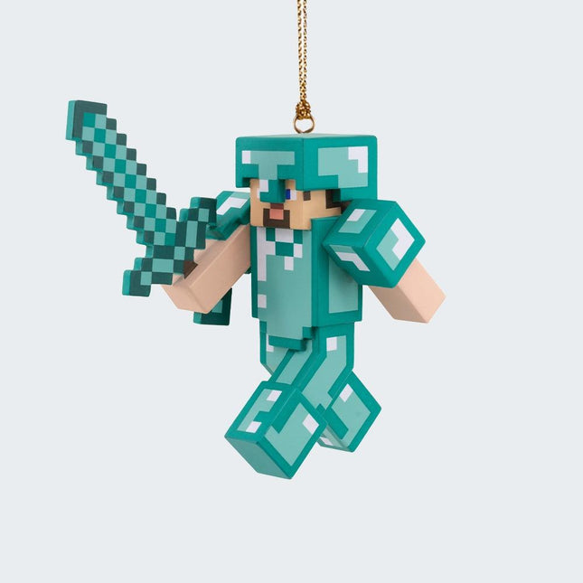 Minecraft Steve Diamond Armor Ornament created by HALLMARK and designed by Ornament Shop
