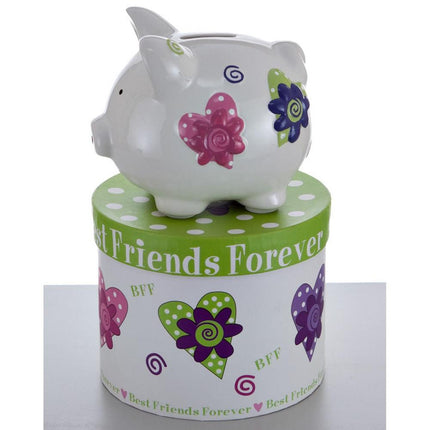 Mini Best Friends Forever Piggy Bank Ornament