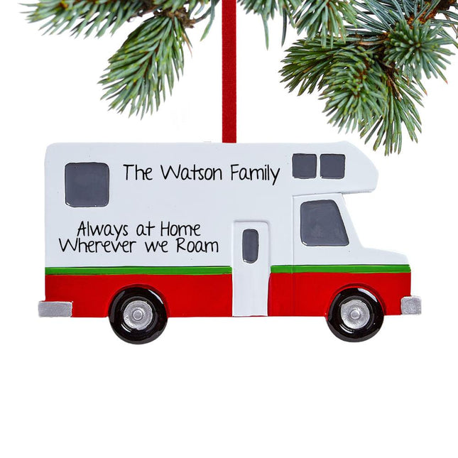 Motor Home Ornament created by RUDOLPH AND ME and designed by Ornament Shop