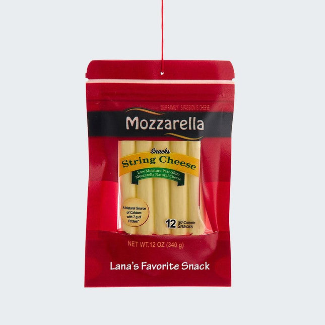 Mozzarella Sting Cheese Ornament created by KURT ADLER and designed by Ornament Shop