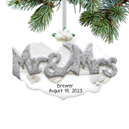 Mr. & Mrs. Ornament created by RUDOLPH AND ME and designed by Ornament Shop