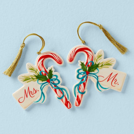 Mr & Mrs Ornament Set Of 2 Ornament created by LENOX and designed by Ornament Shop