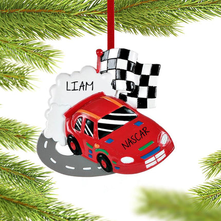 NASCAR racer Ornament created by RUDOLPH AND ME and designed by Ornament Shop