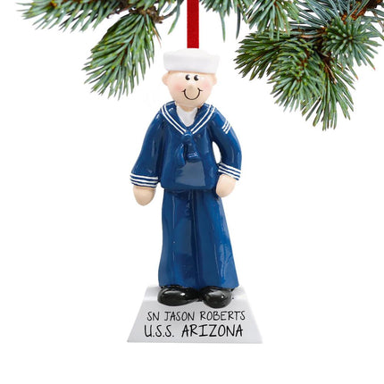 Navy Service Military Man Ornament created by RUDOLPH AND ME and designed by Ornament Shop
