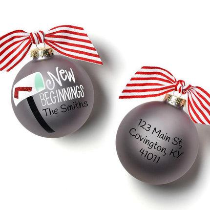 New Beginnings Mailbox Personalized Ornament