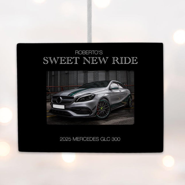 New Car Personalized Photo Frame Ornament created by ORNAMENT SHOP