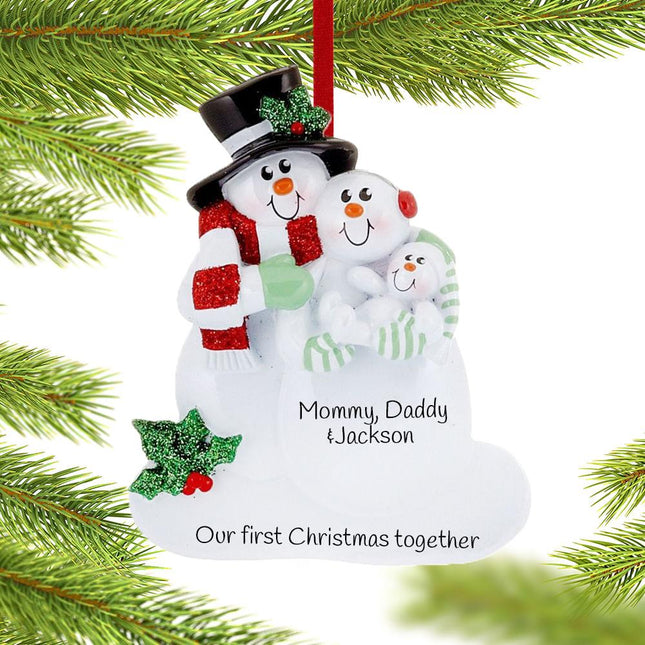 New Family First Ornament created by RUDOLPH AND ME and designed by Ornament Shop