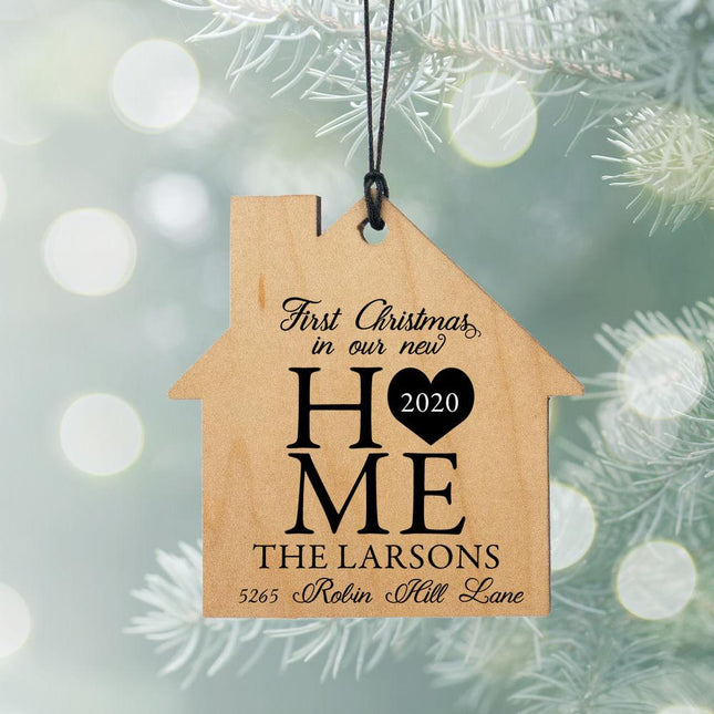 New Home Wood House Ornament created by ORNAMENT SHOP