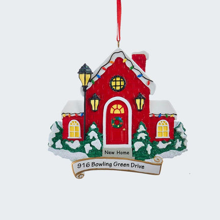 New Home Red House Ornament created by KURT ADLER and designed by Ornament Shop