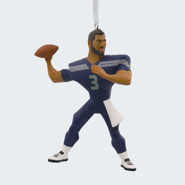 NFL Seattle Seahawks Russell Wilson Ornament created by HALLMARK and designed by Ornament Shop