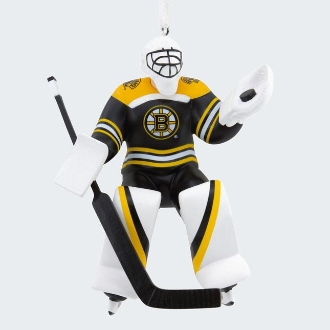 NHL Goalie Boston Bruins Ornament
