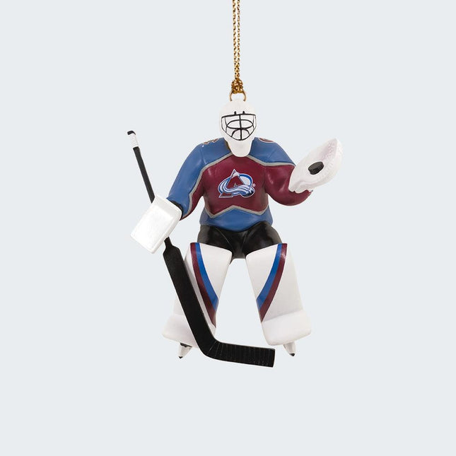NHL Team Goalie Christmas Ornament