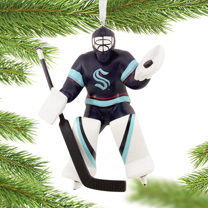 NHL Team Goalie Christmas Ornament