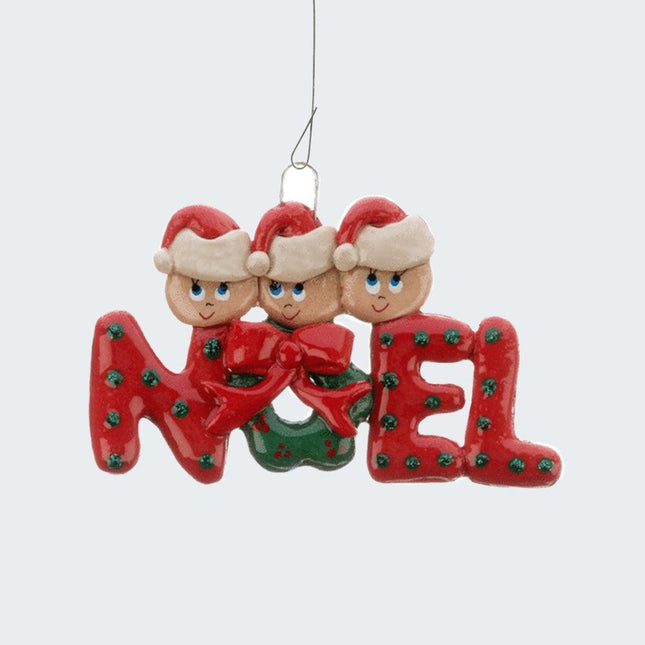 Noel Family of 3 Ornament created by ORNAMENT SHOP