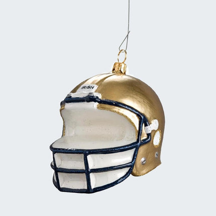 Notre Dame Helmet Glass Christmas Ornament created by JOY TO THE WORLD and designed by Ornament Shop