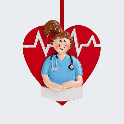 Nurse Girl Ornament created by RUDOLPH AND ME and designed by Ornament Shop