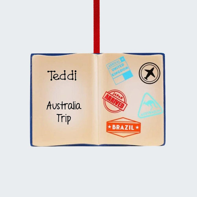 Open Passport Ornament Ornament created by ORNAMENT SHOP