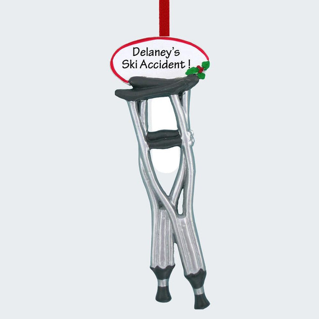 Pair of Crutches Ornament created by ORNAMENT SHOP