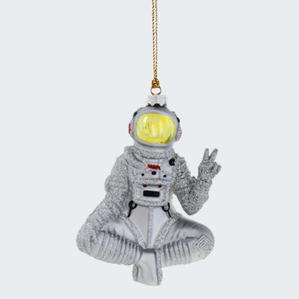 Peace Out Astronaut Ornament created by ORNAMENT SHOP